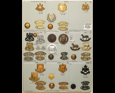 Lot 248 - Officer Training Corps Insignia of nine schools