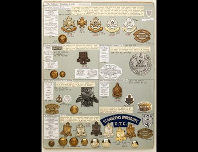 Lot 254 - Insignia of University Officers Training Corps.