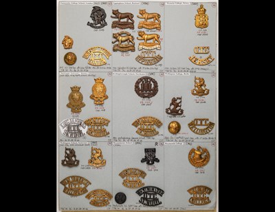 Lot 266 - School OTC Badges