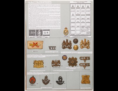 Lot 282 - Volunteer Training Corps Insignia of London Units