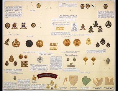 Lot 283 - Insignia of Reserve Organisations of WW1 and later