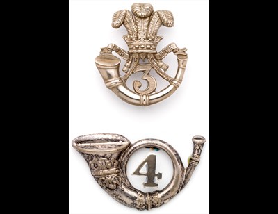 Lot 286 - Badges of the Cornwall Rifle Volunteers.