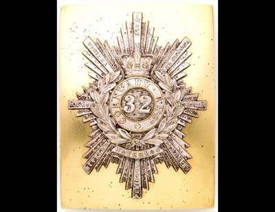 Lot 306 - An Officer's Shoulder-Belt Plate of the 32nd Regiment.