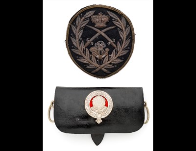 Lot 316 - Insignia of Cornish Rifle Volunteers and other Units