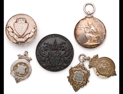 Lot 324 - A Collection of Cornish Militia and Volunteer Prize Medals.