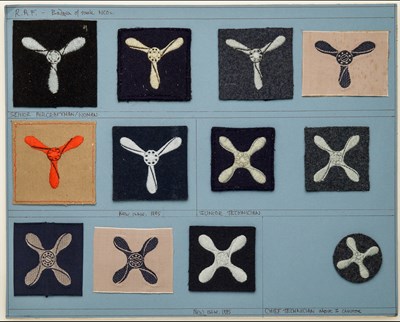 Lot 411 - Royal Air Force Shoulder Eagles and Rank Badges