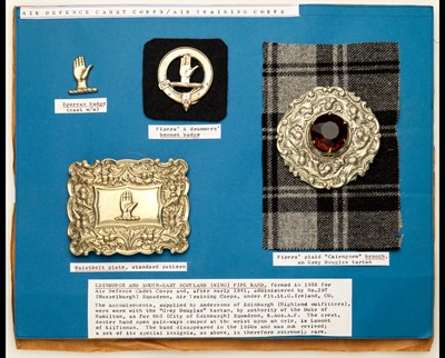 Lot 413 - Edinburgh and South-East Scotland Wing Pipe Band