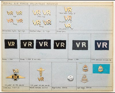 Lot 426 - RAF Volunteer Reserve badges