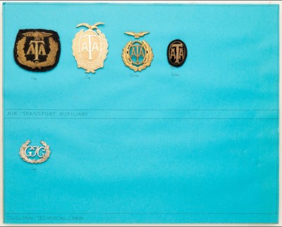 Lot 436 - Air Transport Auxiliary and Civilian Technical Corps badges