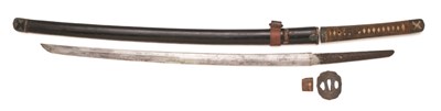 Lot 1 - A JAPANESE KATANA