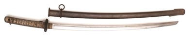 Lot 3 - A JAPANESE W.W.II N.C.O'S KATANA