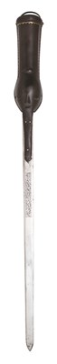 Lot 25 - AN INDIAN GAUNTLET SWORD
