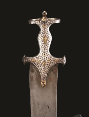 Lot 28 - AN INDIAN HEADSMAN'S SWORD