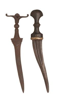 Lot 42 - TWO SOUTH INDIAN DAGGERS