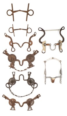Lot 86 - EIGHT BRAZILIAN HORSE BITS