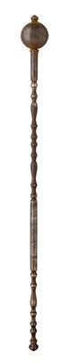 Lot 96 - AN 18 BORE INDIAN MATCHLOCK MUSKET
