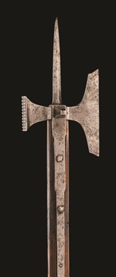 Lot 131 - A RARE LATE GOTHIC POLE-AXE