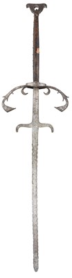 Lot 150 - A MAMELUKE-HILTED SWORD BY WILKINSON FOR THE MALAYSIAN MARKET