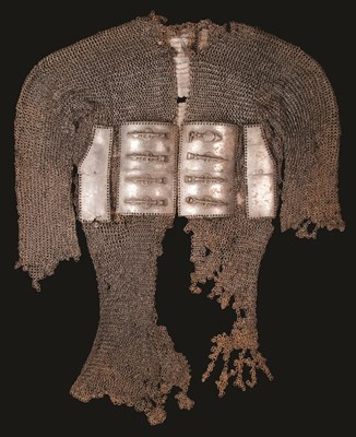 Lot 162 - AN INDIAN MAIL AND LAMELLAR SHIRT, 17TH CENTURY