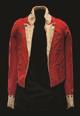 Lot 172 - A COMPANY OFFICER'S SHORT-TAILED COATEE OR JACKET, 52nd REGIMENT OF FOOT, 1814-16