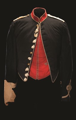 Lot 184 - AN OFFICER'S STABLE JACKET AND VEST