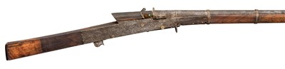 Lot 110 - AN 8 BORE INDIAN MATCHLOCK MUSKET (TORADOR)