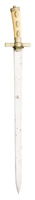 Lot 408 - A GERMAN HUNTING SWORD