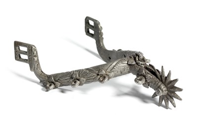 Lot 423 - A EUROPEAN ROWEL SPUR