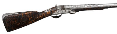 Lot 557 - A 19-BORE LOW COUNTRIES FLINTLOCK FOWLING-PIECE