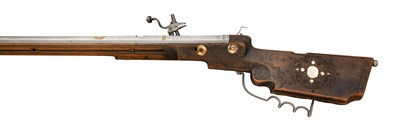 Lot 576 - A 35-BORE GERMAN WHEEL-LOCK SPORTING CARBINE