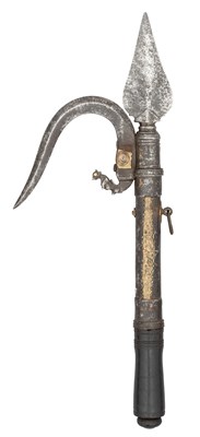 Lot 63 - A SOUTH INDIAN ELEPHANT GOAD (ANKUS), 18TH CENTURY, POSSIBLY BANGALORE, KARNATAKA