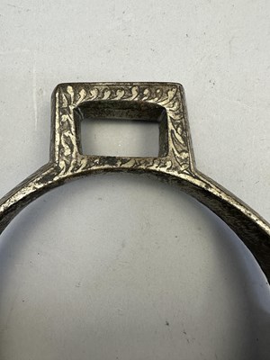 Lot 549 - A NORTH INDIAN COPPER ALLOY STIRRUP, LATE 19TH CENTURY, POSSIBLY RAJASTHAN