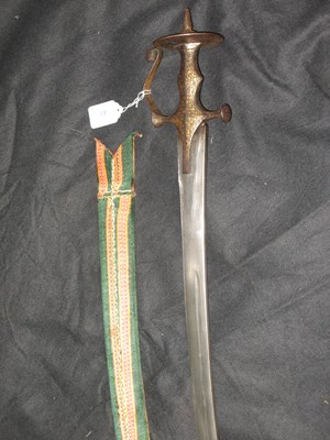 Lot 41 - AN INDIAN SWORD (TALWAR)