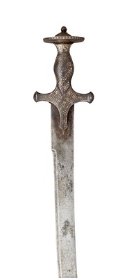 Lot 44 - THREE INDIAN SWORDS (TALWARS)