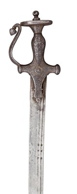 Lot 46 - TWO INDIAN SWORDS (TALWAR)