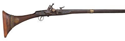 Lot 81 - A 22 BORE NORTH AFRICAN (KABYLE) SNAPHAUNCE MUSKET