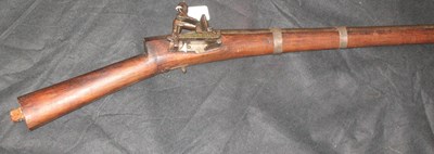 Lot 87 - AN 18 BORE CAUCASIAN MIQUELET-LOCK MUSKET