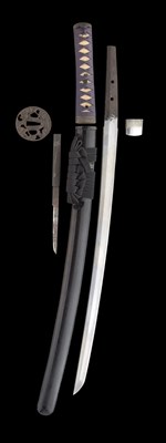 Lot 38 - A JAPANESE SWORD (WAKIZASHI)