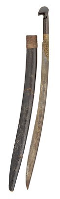Lot 176 - A TURKISH SHORTSWORD (YATAGHAN)