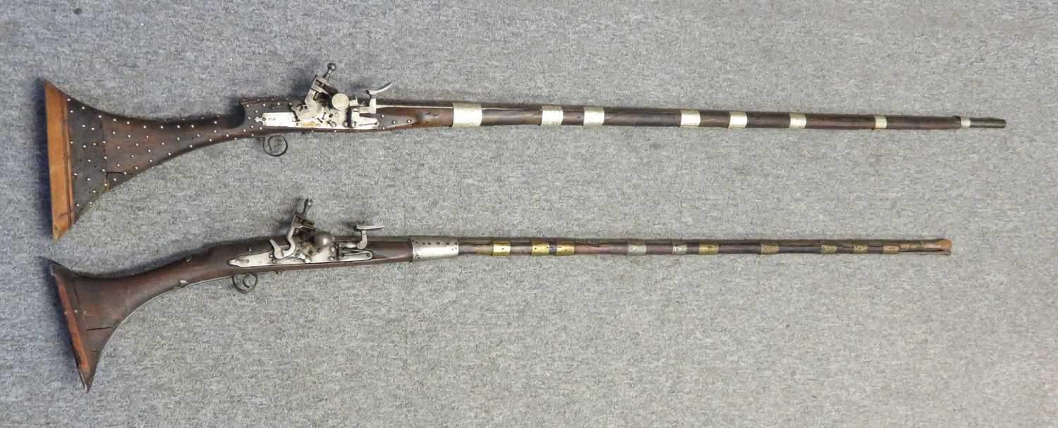 Lot 224 - A 20 BORE NORTH AFRICAN (KABYLE) SNAPHAUNCE MUSKET