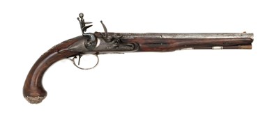 Lot 79 - A flintlock holster pistol