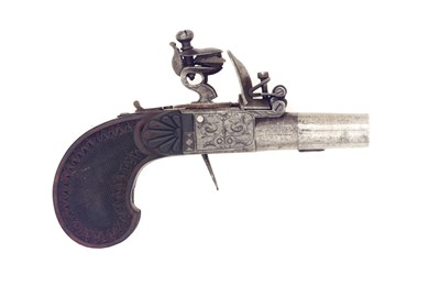 Lot 107 - a liÃˆgeois flintlock box-lock pocket pistol