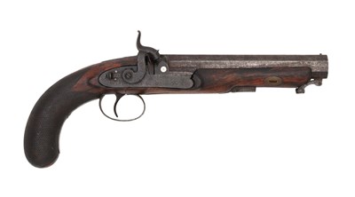 Lot 109 - a percussion belt pistol by WESTLEY richards