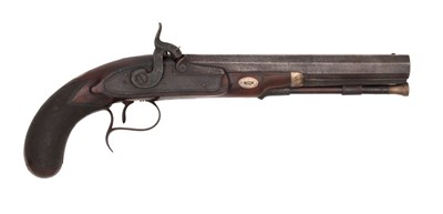 Lot 115 - a percussion holster pistol signed w.ketland & co