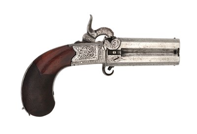 Lot 140 - an irish percussion turn-over pistol by william & john rigby