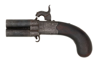 Lot 144 - an irish percussion turnover pistol by kavanagh