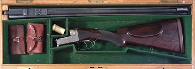 Lot 195 - Westley Richards.A fine .256 (6.5x53R) sidelever hand detachable boxlock ejector rifle