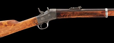 Lot 197 - A. lafqvist eskilstuna. a 12x44r rolling block military rifle