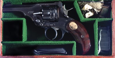 Lot 229 - WEBLEY. A .455 MARK V REVOLVER NO. 131323