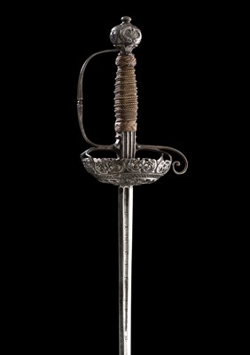 Lot 303 - a very fine french dish-hilt rapier